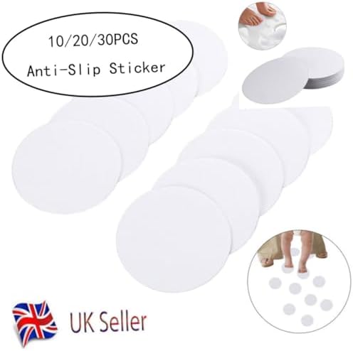 BRIGHTFUFU Non-Slip Shower Stickers 10pcs