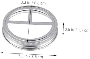5Pcs Stainless Steel Wide Mouth Jar Lid Toothbrush Holder
