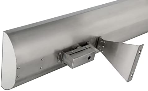4000 Watt Electric Infrared Dual Element Heater - Stainless Steel Finish