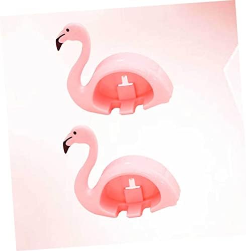 BEBEMOKO 2pcs Flamingo Toothbrush Holder