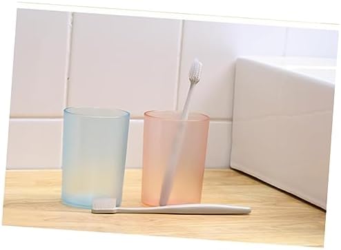 Ciieeo Transparent Toothbrush Cup Holder Elegant Design for Bathroom Use