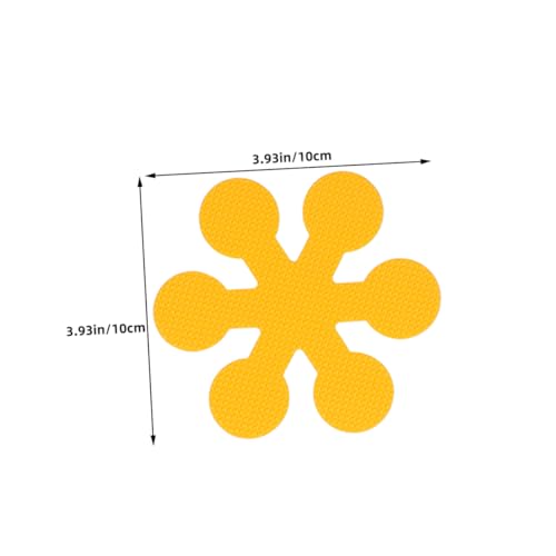 12pcs Snowflake Flower Bathtub Stickers