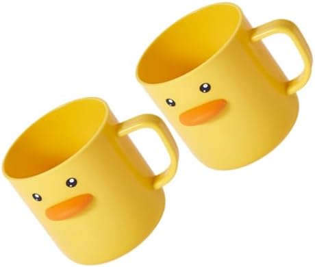 HEALLILY 2pcs Cute Toothbrush Cups for Boys and Girls