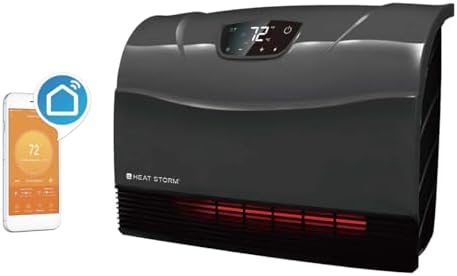 Heat Storm 1500 Watt Infrared Wall Heater with Wi-Fi