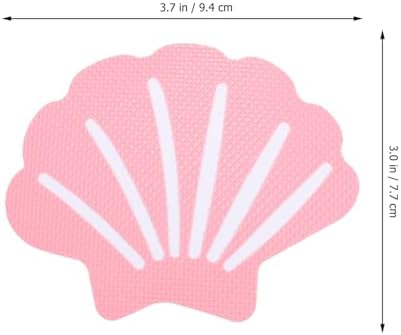 ABOOFAN 12pcs Non-Slip Sea Shell Safety Treads for Bathtub and Bathroom