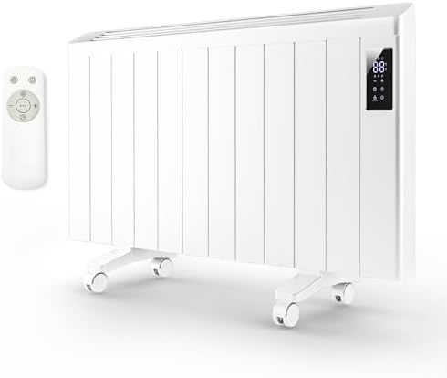 Fierscial 1500W Fanless Electric Wall Heater White