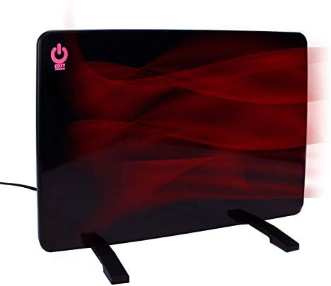 Cozy Legs Flat Panel Heater - 200W Energy Efficient 19 x 13 x 58