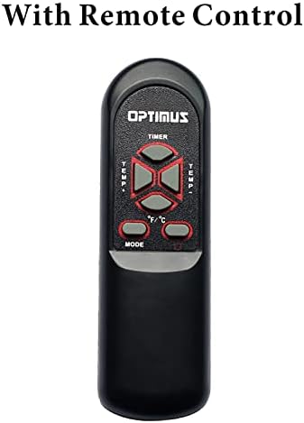 Optimus Infrared Quartz Heater with Remote and LED Display