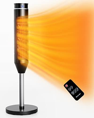 ARLIME 1500W Ceramic Space Heater with Thermostat and Oscillation