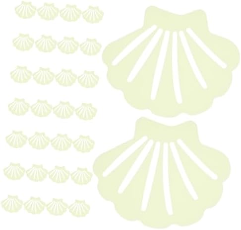 MAGICLULU 30Pcs Shell Shape Non-Slip Shower Stickers