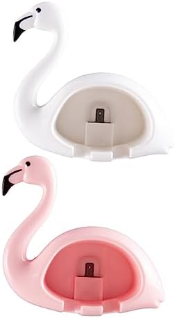 Veemoon Wall-Mounted Toothbrush Holder with Adhesive Base 1