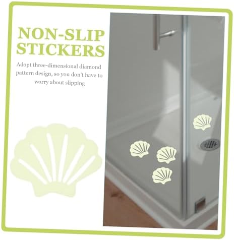 MAGICLULU 30Pcs Shell Shape Non-Slip Shower Stickers
