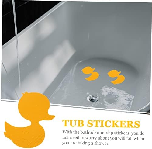 Healifty 12Pcs Non-Slip Bathtub Stickers with Cute Animal Designs
