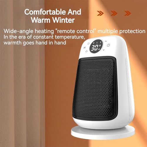 ZLECTIO Space Heater with Remote Control and 3 Gear Settings