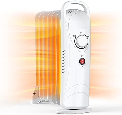TRUSTECH Quiet Portable Oil Heater White
