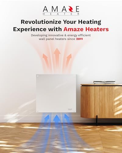 Amaze Heaters Solo Smart 400W Wall Mount Panel Heater