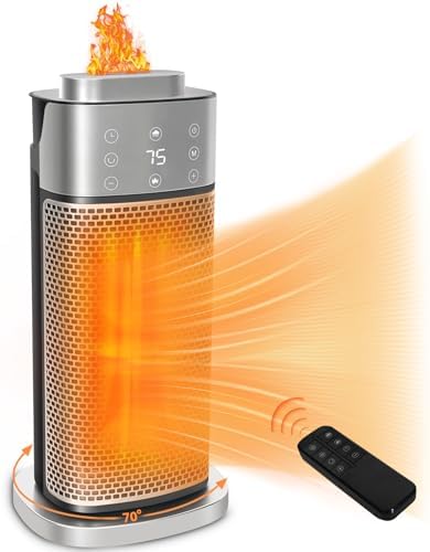 Wobuzhi 1500W Space Heater with Thermostat and Humidifier