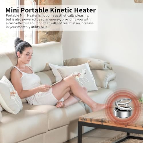 ACHVAC Portable Kinetic Heater 2PCS Red Blue