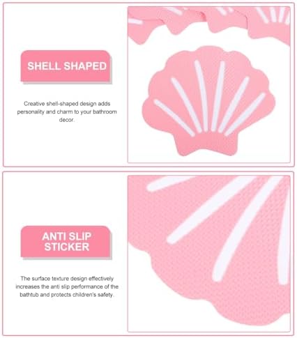 Cabilock Anti-Slip Bathtub Stickers with Shell Design