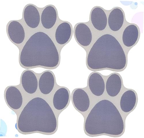Cabilock 4pcs Cartoon Dog Footprint Decals for Bathtub 1