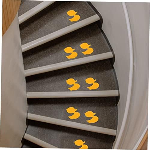 Hohopeti 12pcs Yellow Bath Stickers Non-Slip Safety Decor