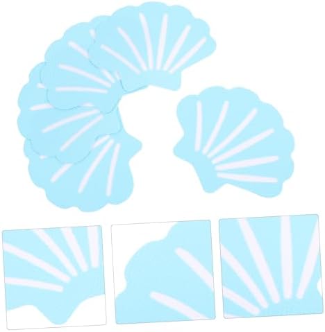 BEBEMOKO 12pcs Shell Anti-Slip Shower Stickers