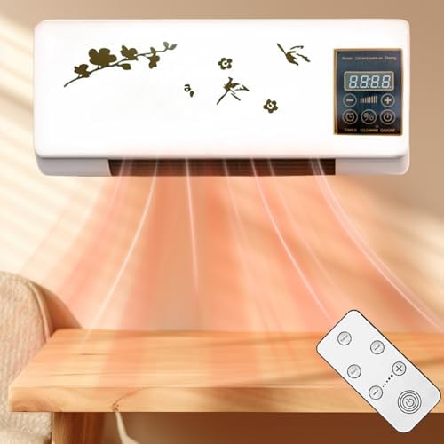 Electric Wall Heater with Remote Control for Quick Room Heating