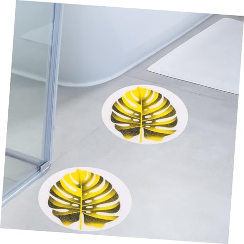 Ciieeo Leaf Anti-Slip Bathtub Stickers Waterproof Decals
