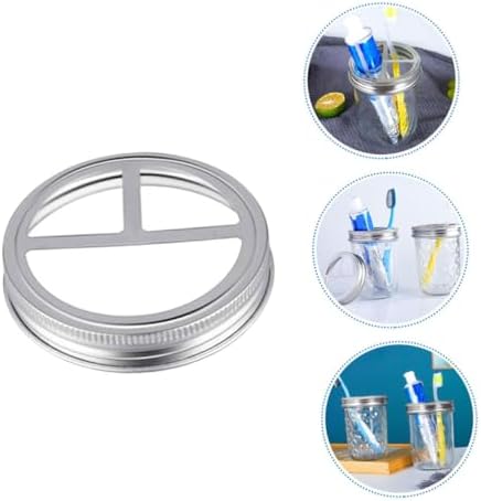 Cabilock 5Pcs Jar Brush Holder Lid Insert