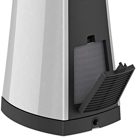 Lasko Bladeless Tower Space Heater 27 1500W Silver