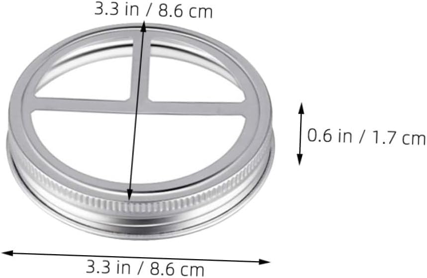Cabilock 5Pcs Jar Brush Holder Lid Insert