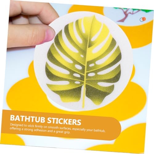 Alipis 1Set Leaf Shape Non-Slip Bathtub Stickers