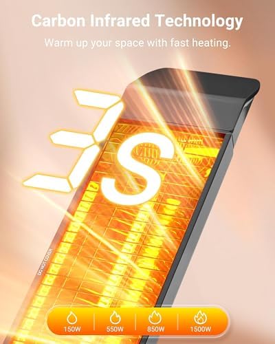 Pasapair Smart Electric Patio Heater with APP Control 1