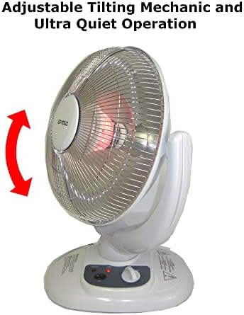 Optimus 14 Inch Oscillation Dish Heater 1