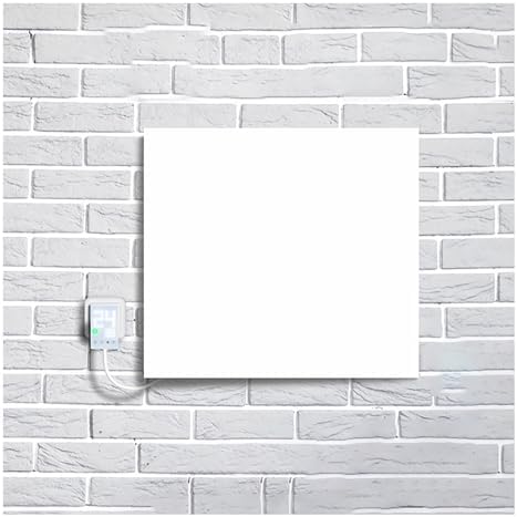 375W Wall-Mounted Electric Panel Heater with Thermostat 1