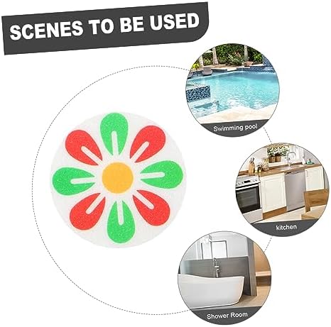 MAGICLULU 10Pcs Non-Slip Safety Stickers for Bathrooms Showers Pools and Stairs