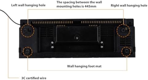 Septpenta Wall Heater with Remote Control 1