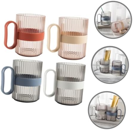 Cabilock 4pcs Reusable Toothbrush Cups 1