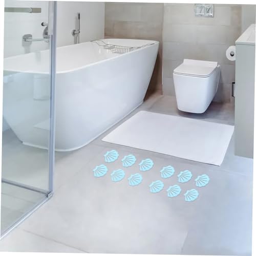 BEBEMOKO 12pcs Shell Anti-Slip Shower Stickers