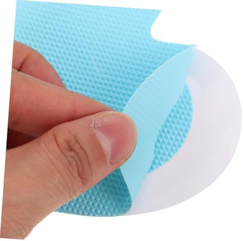 PRETYZOOM 20pcs Heart Non-Slip Bathtub Stickers