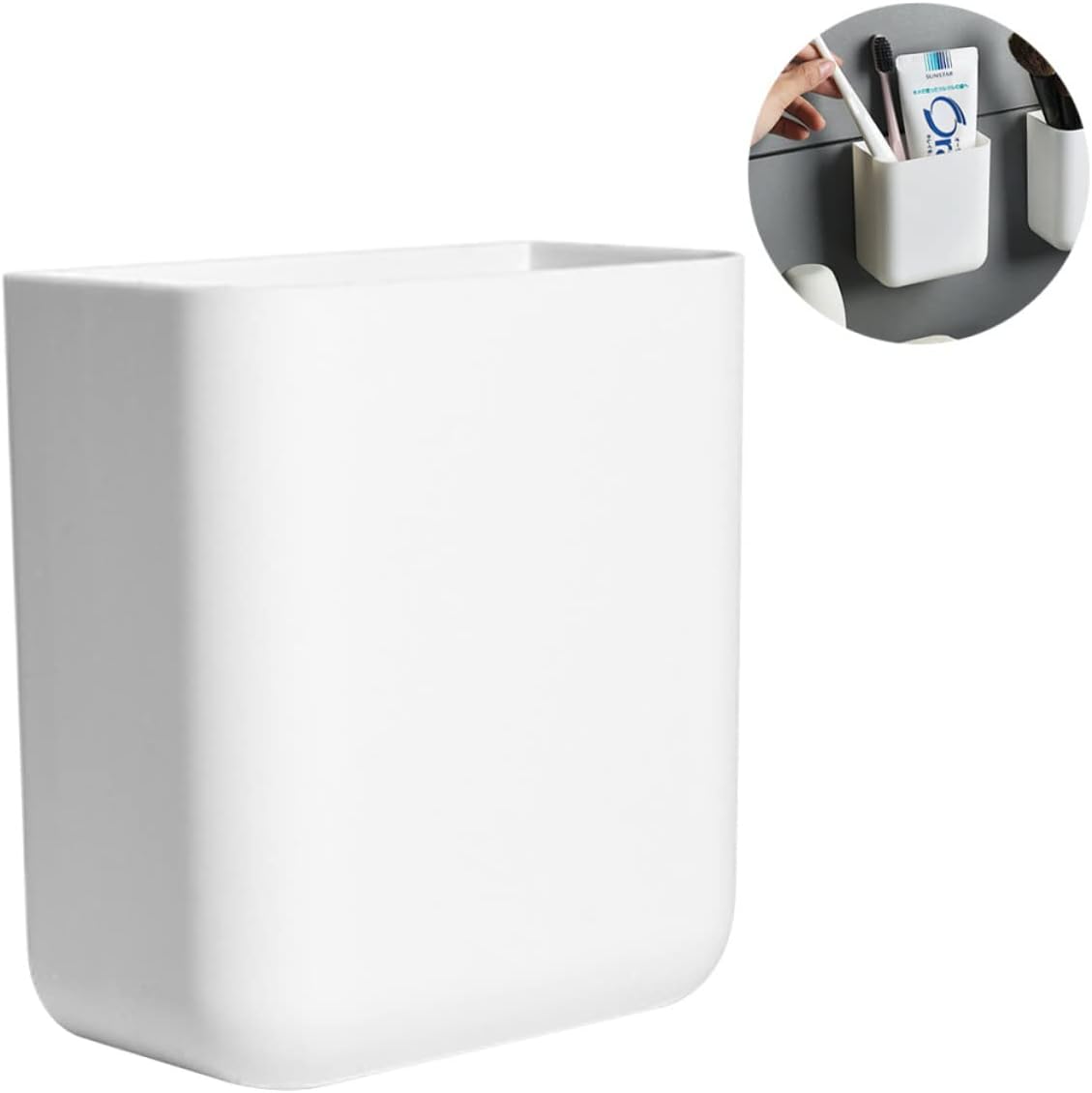 Zerodeko Wall Toothbrush Holder with Toothpaste Rack