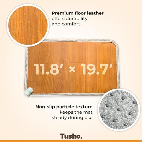 Tusho Electric Floor Mat Under Desk - 197x118in Foot Warmer