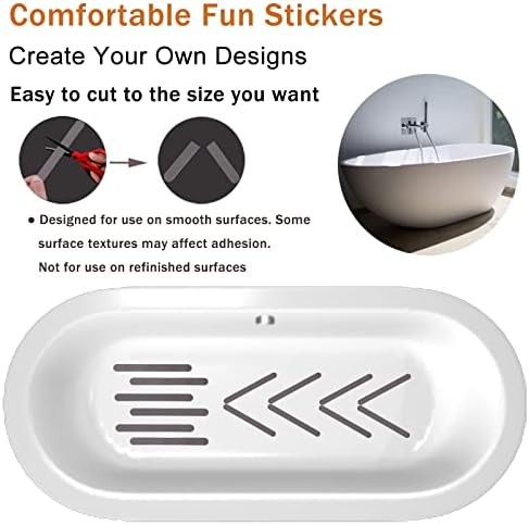 V-TOP 30 Piece Bathtub Non-Slip Stickers