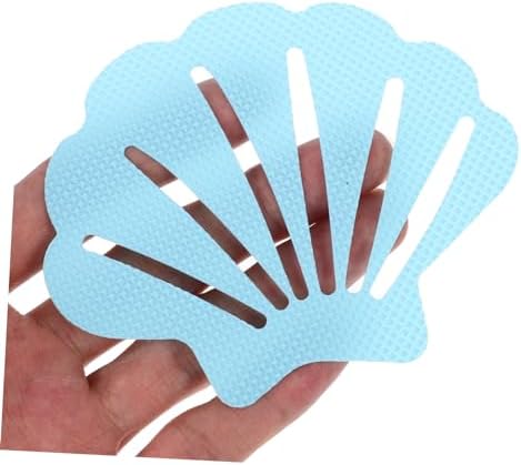 HAKIDZEL 30Pcs Shell Shaped Non-Slip Stickers for Bathtub Safety