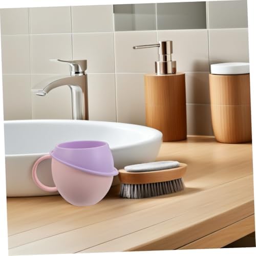 Sosoport 2pcs Toothbrush Cup - Unbreakable with Handle