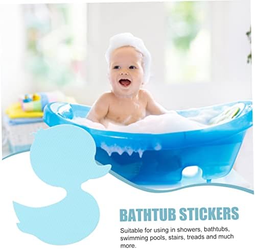 HAKIDZEL 24pcs Duck Anti-Slip Bathtub Stickers