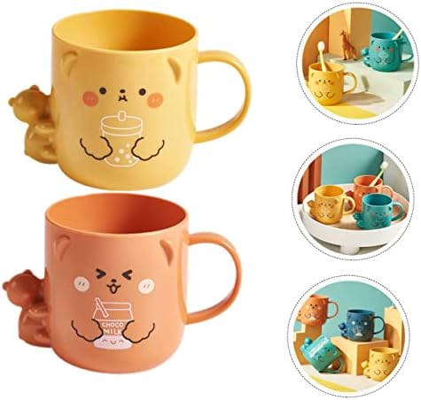 Luxshiny Cartoon Mouthwash Cup Set for Kids