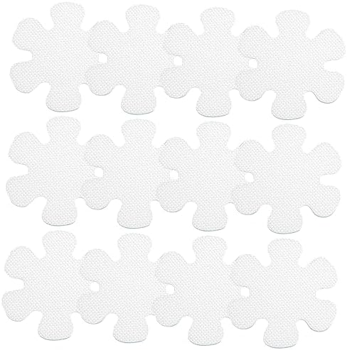 12pcs Flower Non-Sticker Bathtub Floor Decals