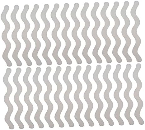 36Pcs S Shape Non-Slip Bathtub Stickers for Safety