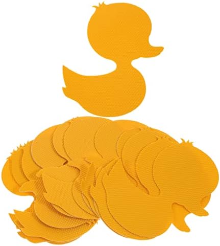Hohopeti 12pcs Yellow Bath Stickers Non-Slip Safety Decor